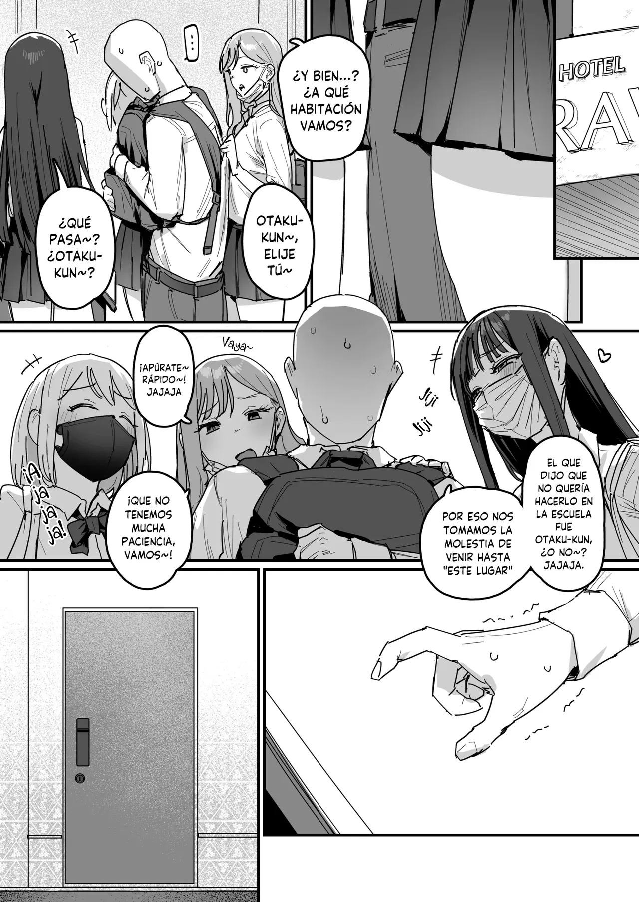 3 Gal ~Choukyokon Otaku-kun no Nakadashi SEX de Meromero ni Sarechau Gal 3-nin-gumi no Hanashi~ | 3 Gyarus: La Historia De Un Trío De Gyarus Que Quedan Totalmente Enamoradas Después De Ser Rellenadas Por Un Otaku De Gran Pene. page 4 full