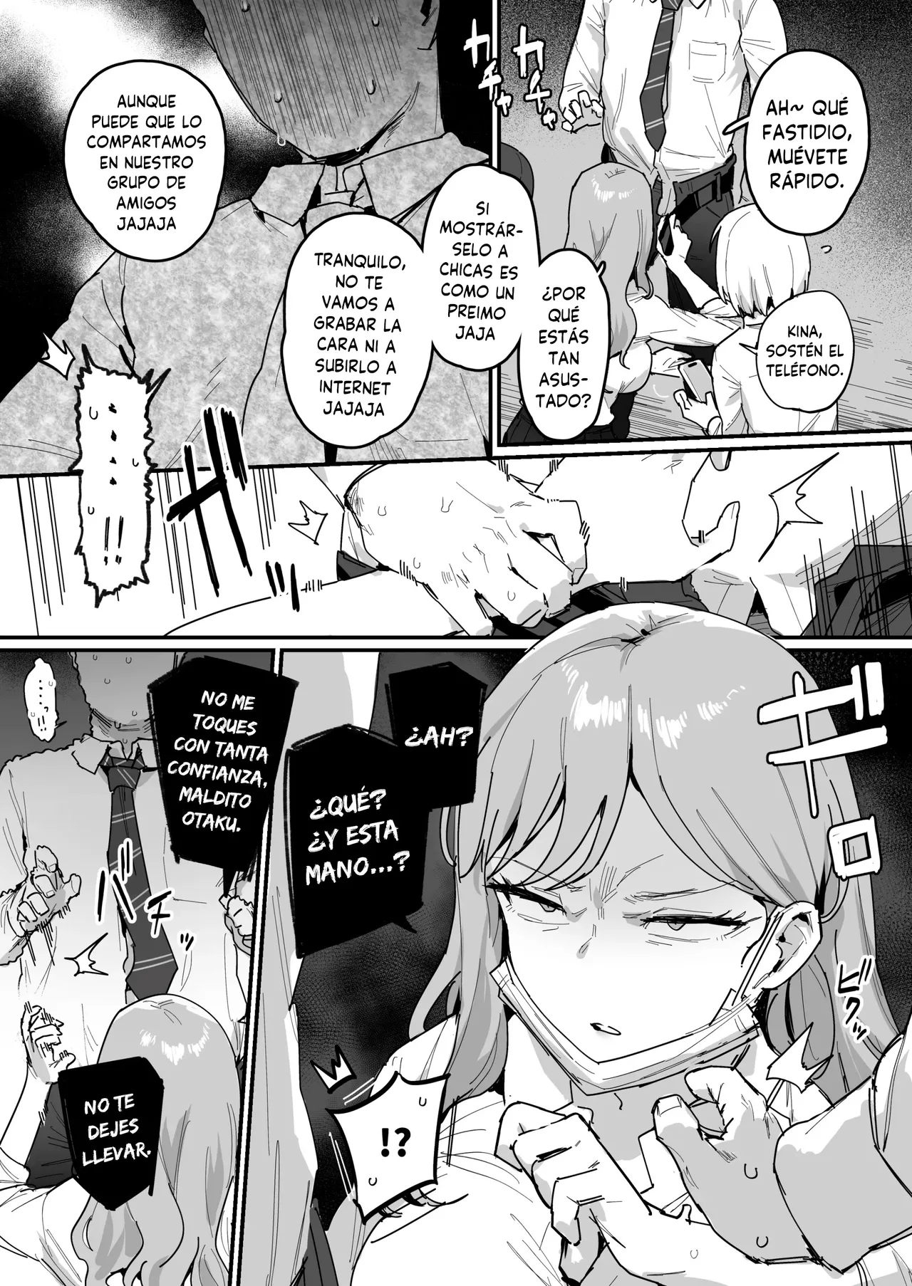 3 Gal ~Choukyokon Otaku-kun no Nakadashi SEX de Meromero ni Sarechau Gal 3-nin-gumi no Hanashi~ | 3 Gyarus: La Historia De Un Trío De Gyarus Que Quedan Totalmente Enamoradas Después De Ser Rellenadas Por Un Otaku De Gran Pene. page 6 full