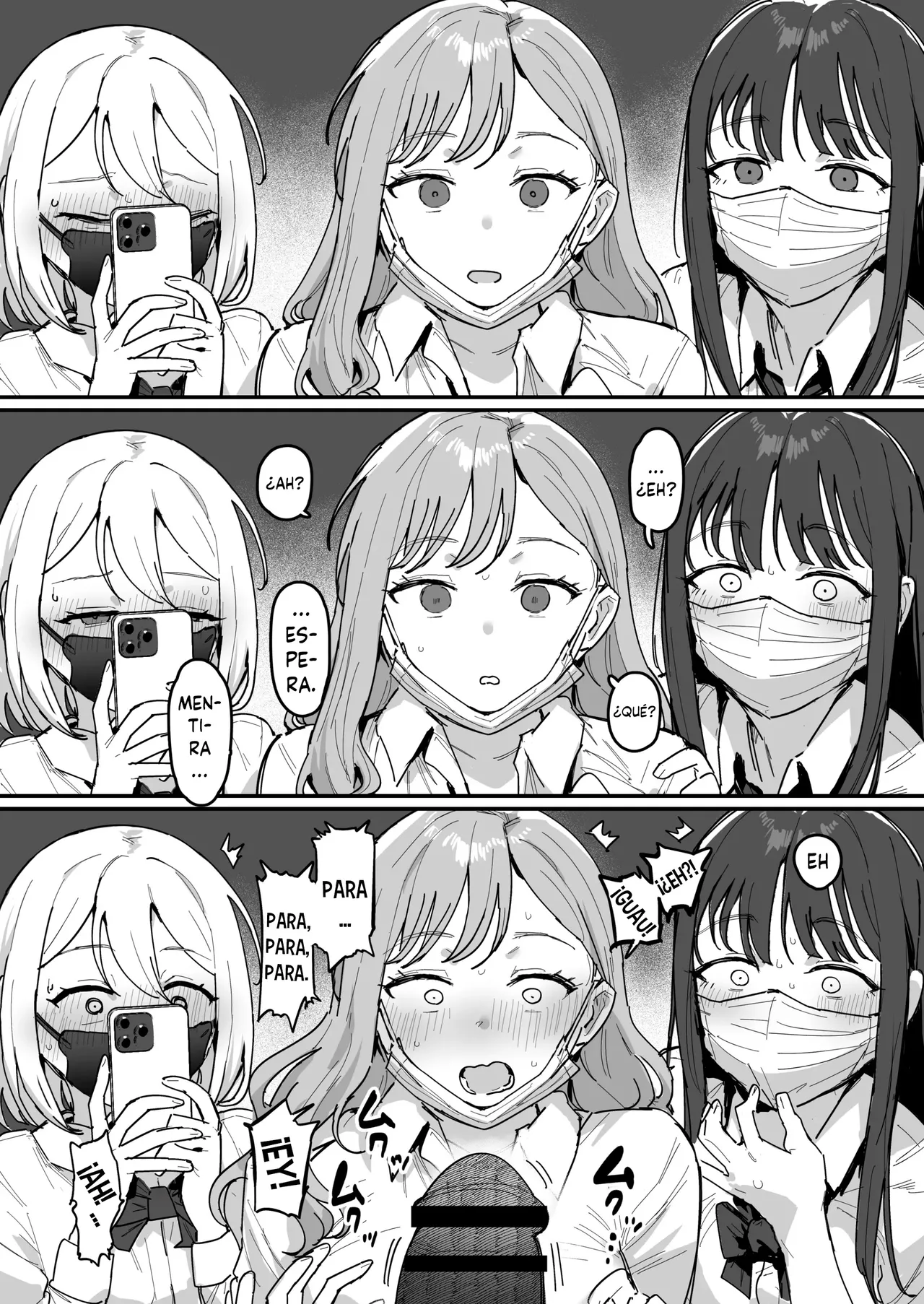 3 Gal ~Choukyokon Otaku-kun no Nakadashi SEX de Meromero ni Sarechau Gal 3-nin-gumi no Hanashi~ | 3 Gyarus: La Historia De Un Trío De Gyarus Que Quedan Totalmente Enamoradas Después De Ser Rellenadas Por Un Otaku De Gran Pene. page 8 full