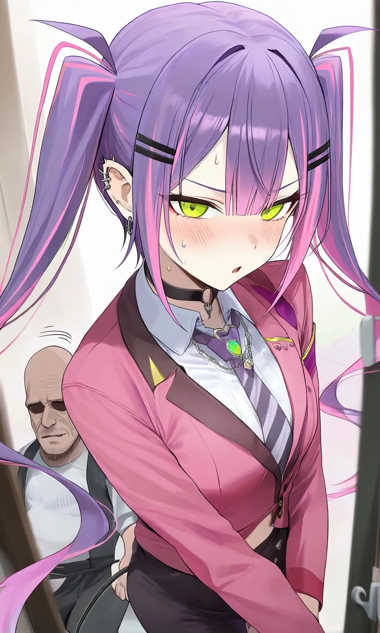 “Put on a condom!! Towa, we're going to have a baby!” A manga where Towa Tsukuyomi gets thoroughly ravaged in the nursery by a fat old guy, who cums inside her without permission and gets her pregnant. page 5 full
