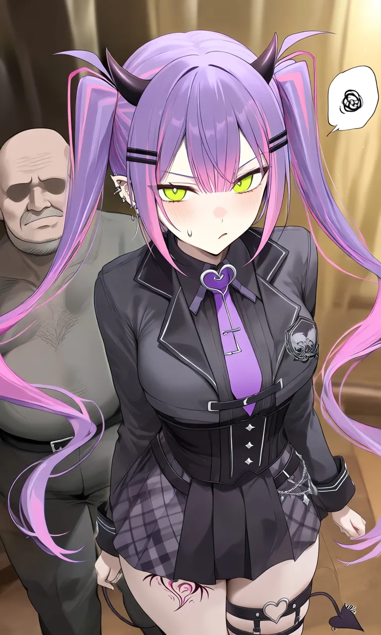 “Put on a condom!! Towa, we're going to have a baby!” A manga where Towa Tsukuyomi gets thoroughly ravaged in the nursery by a fat old guy, who cums inside her without permission and gets her pregnant. page 8 full