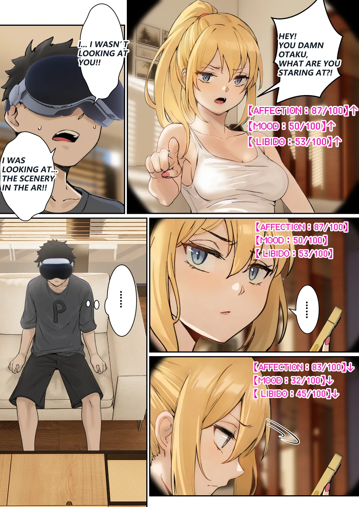 My AR glasses can see various stats about my foster sister?! page 8 full