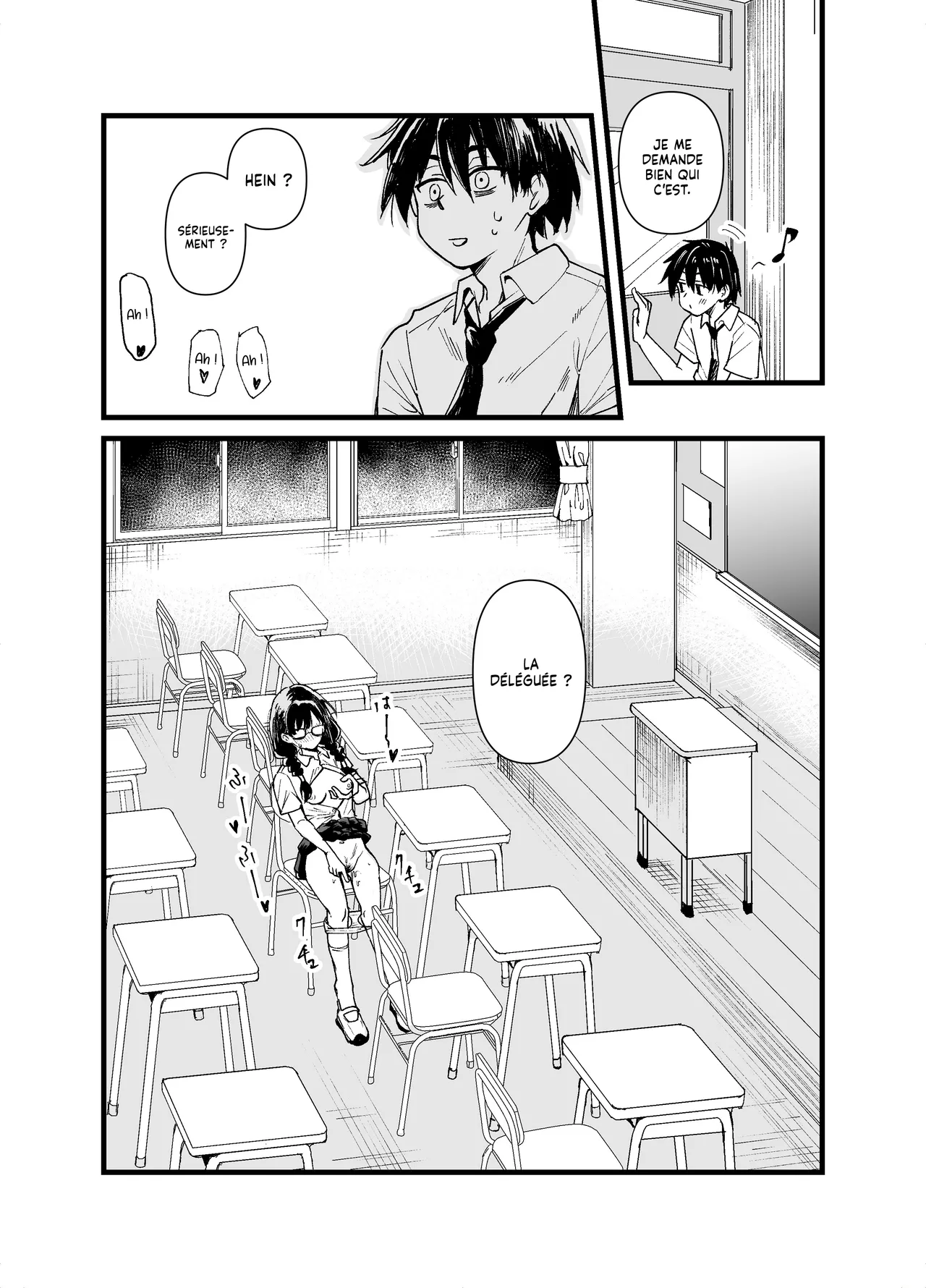 Class no Iinchou ga Roshutsuheki no Aru Hentai-san datta | La Déléguée est une Perverse Exhibitionniste page 6 full