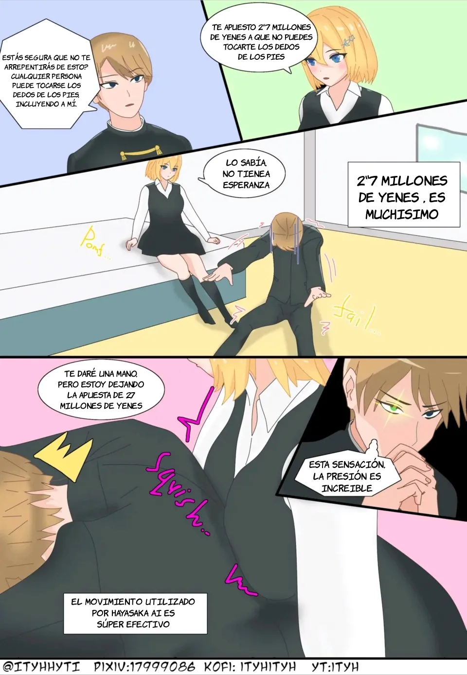 Hayasaka alivia el estrés de Shirogane page 6 full