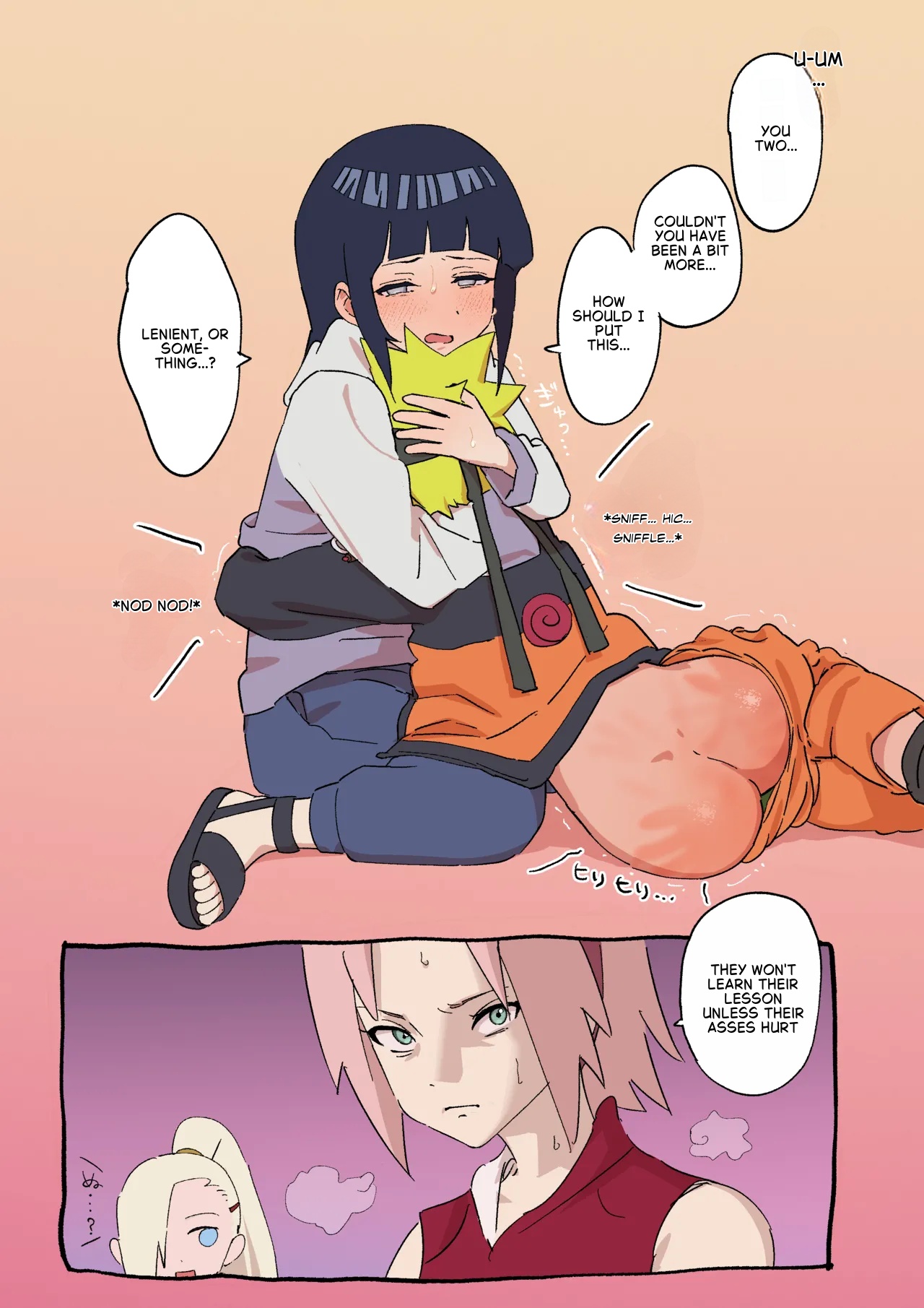 Anko x Naruto &amp; Sasuke Manga page 9 full