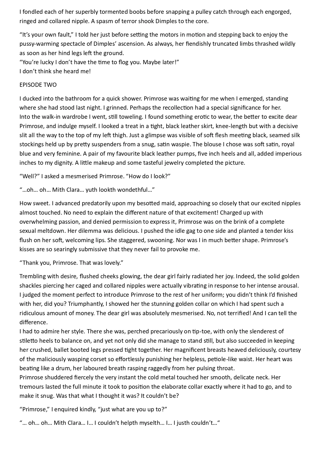 Clara's Menagerie Part 2 page 5 full