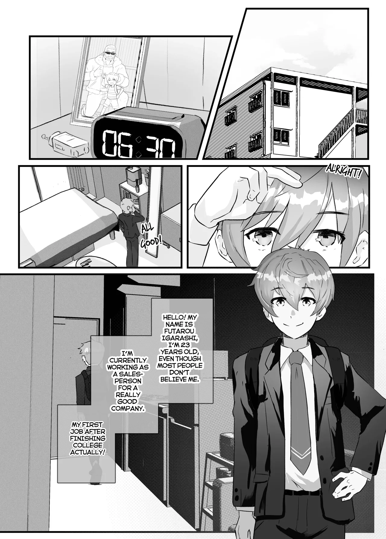 Working Overtime with my NOT SO annoying Senpai page 4 full