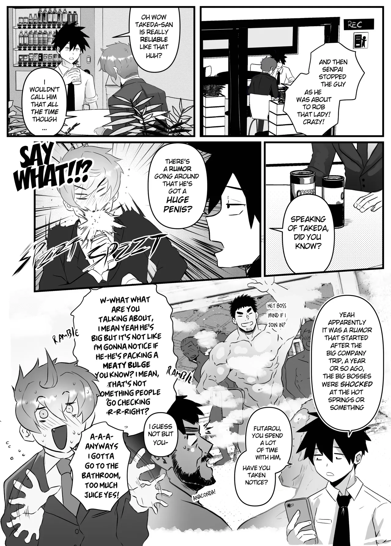 Working Overtime with my NOT SO annoying Senpai page 8 full