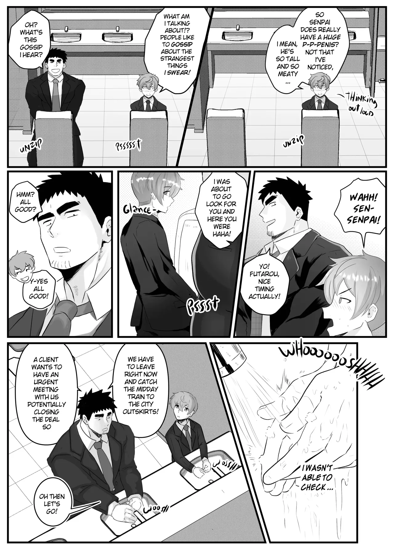 Working Overtime with my NOT SO annoying Senpai page 9 full