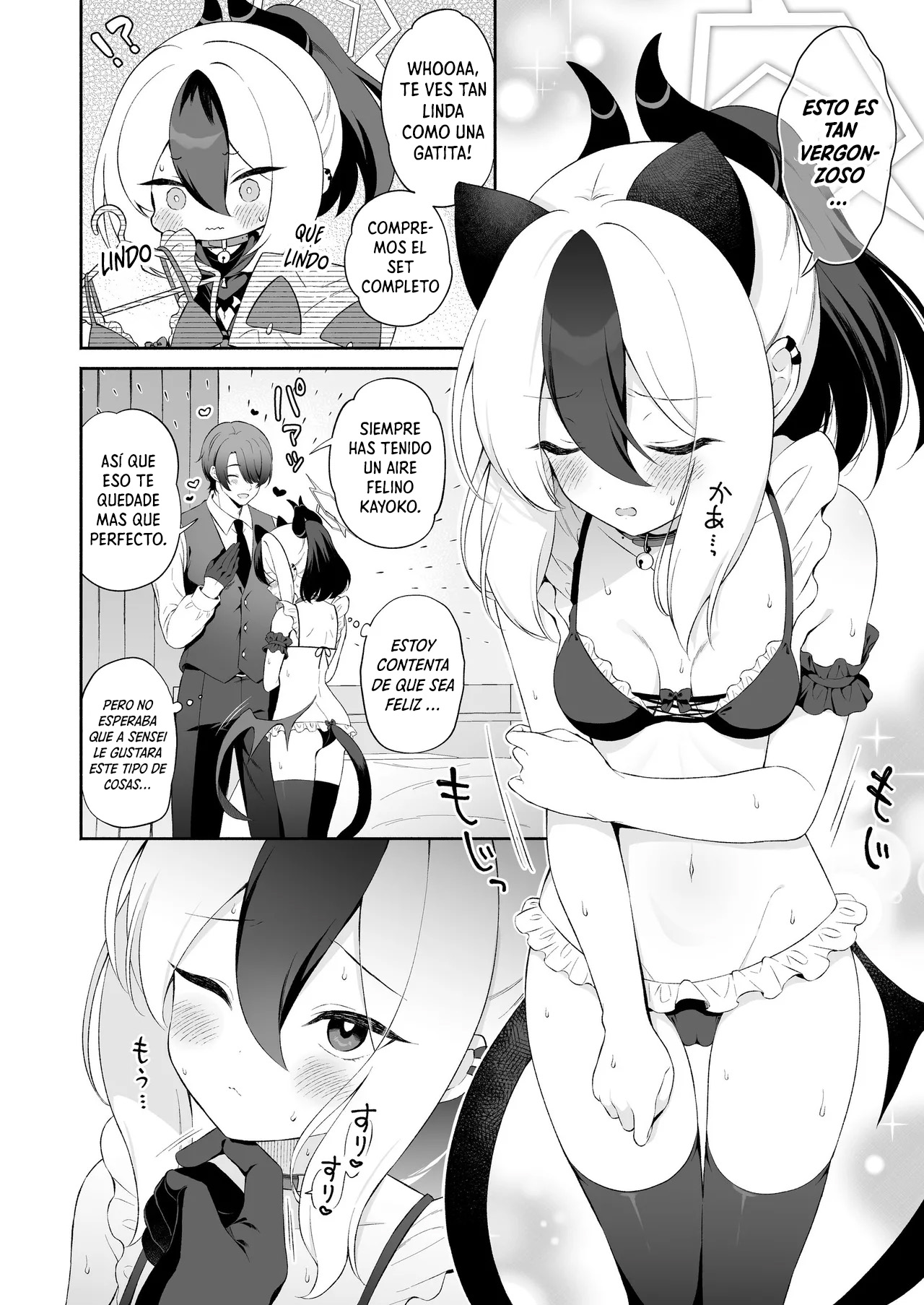 Kayoko wa Sensei no Neko ni Naritai | Kayoko quiere ser la gatita de Sensei page 8 full