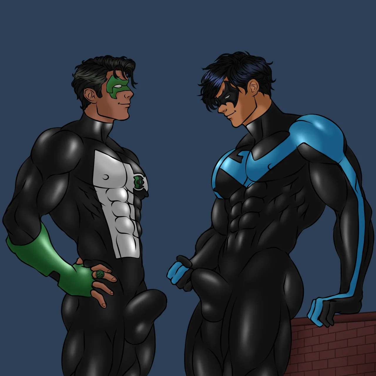 Nightwing and Kyle page 6 full