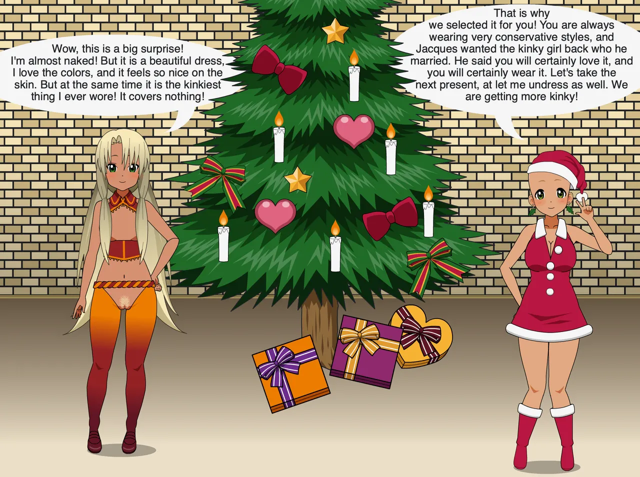 Christmas Girl celebrates Christmas - Merry Christmas 1 page 4 full