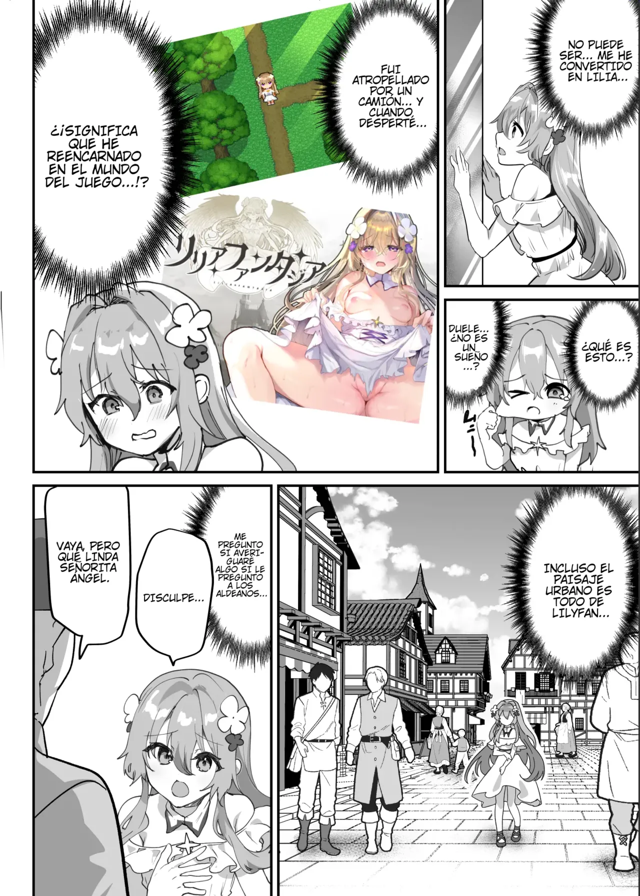Ero RPG no Onna Shujinkou ni TS Tensei Shitara... ~Machi Ero Event &amp; Haiboku Ecchi de Shojo Soushitsu~ page 8 full