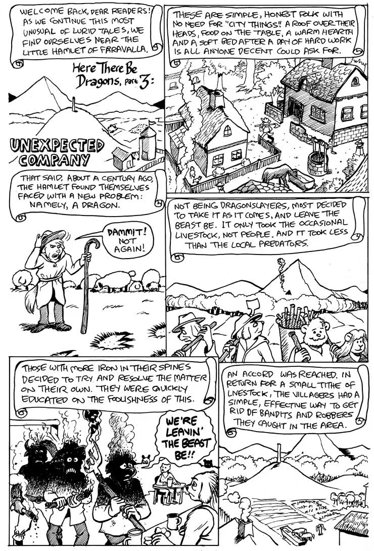 Here There Be Dragons 3: Unexpected Company page 1 full