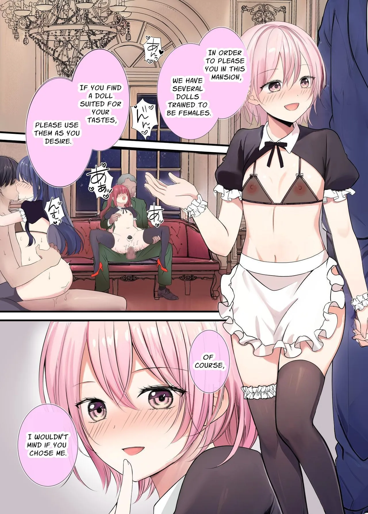 Doll Mansion ~Ichiya, the Disciplined Femboy~ page 8 full