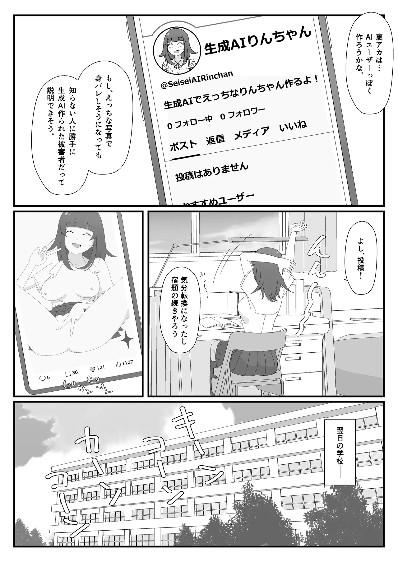 Ura Aka Gisou AI Roshutsu ~ AI Mark Tsukereba Barenai!? ~ page 5 full