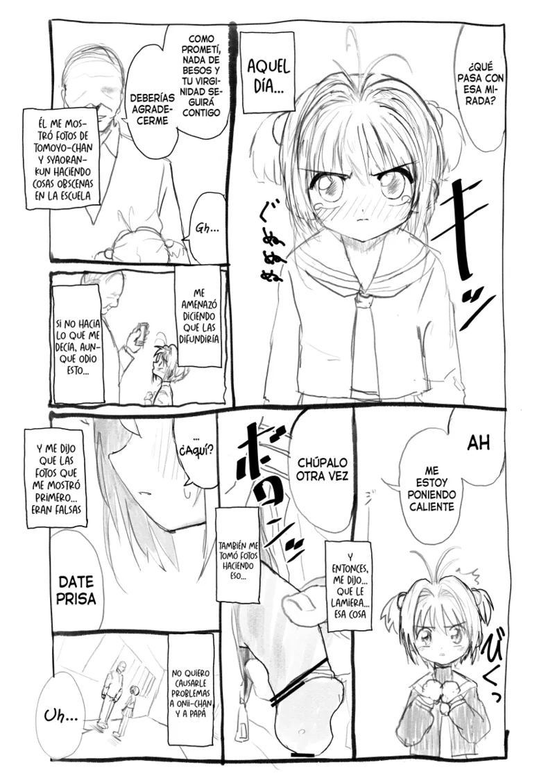 Sakura-chan Kouin Manga | Manga de Sexo oral de Sakura-chan page 4 full