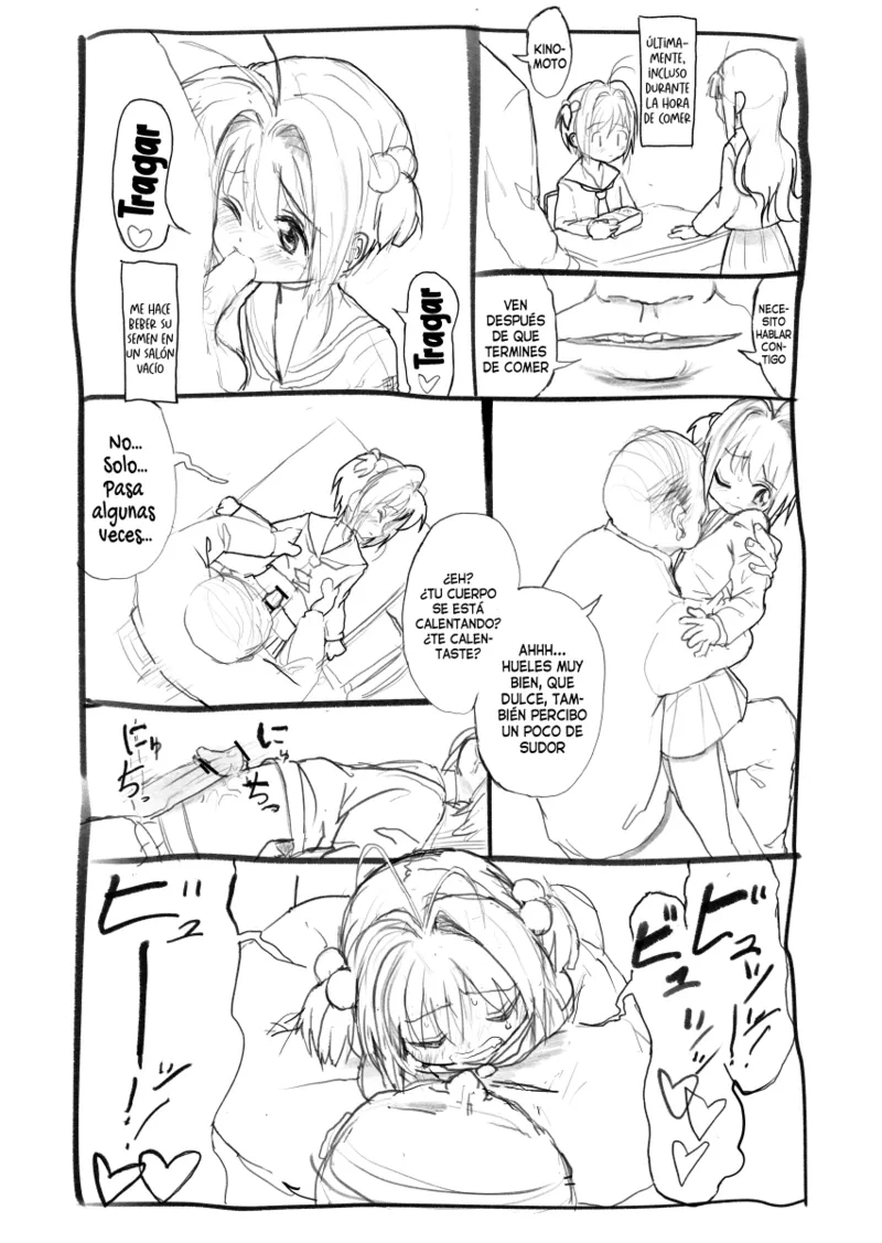 Sakura-chan Kouin Manga | Manga de Sexo oral de Sakura-chan page 7 full
