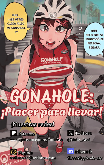 GONAHOLE: placer para llevar cover