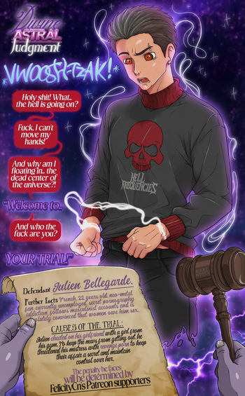 Divine Astral Judgment: Julien Bellegarde, Cheater cover