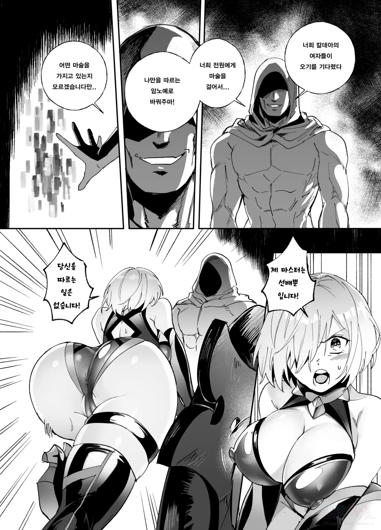 Nakadashi Sareru to Zettai ni Ochiru Majutsu: Mash Hen | 질내사정 당하면 절대로 타락하는 마술: 마슈편 page 2 full