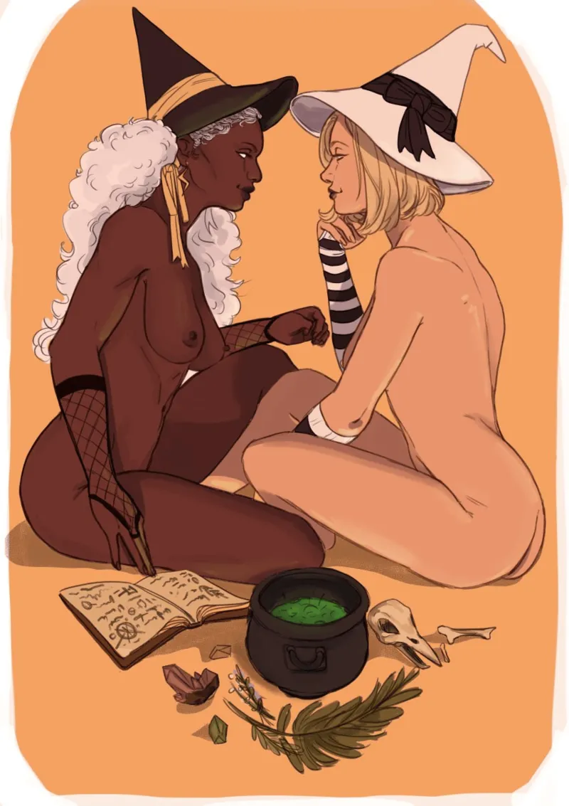 Storm, lesbian artwork . page 2 full