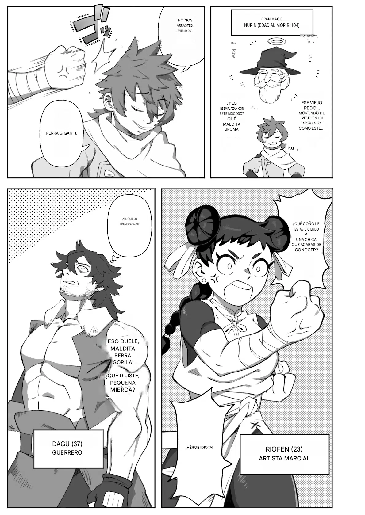 Shinjin Futanari Boukensha Kasumi-chan no Yuusha-sama 100-nichi Choukyou Nikki Español page 4 full