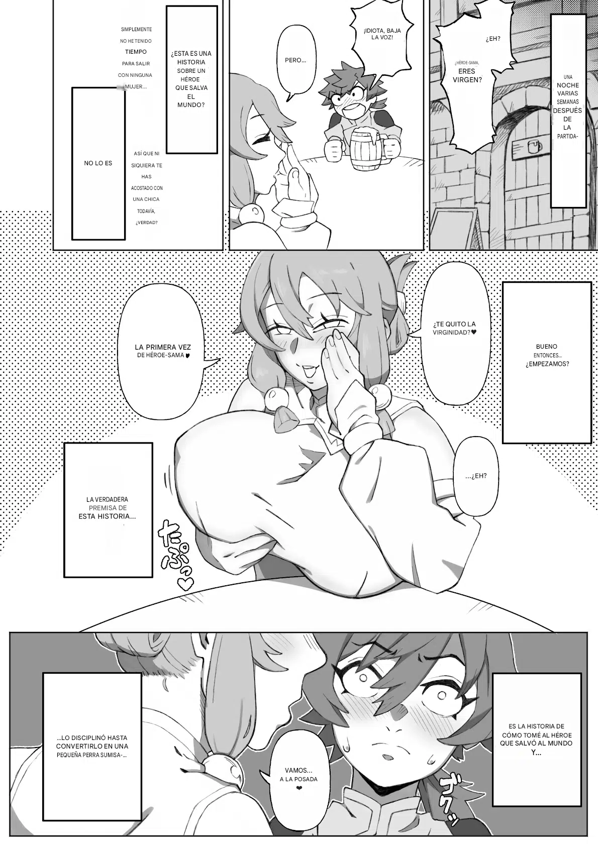 Shinjin Futanari Boukensha Kasumi-chan no Yuusha-sama 100-nichi Choukyou Nikki Español page 5 full