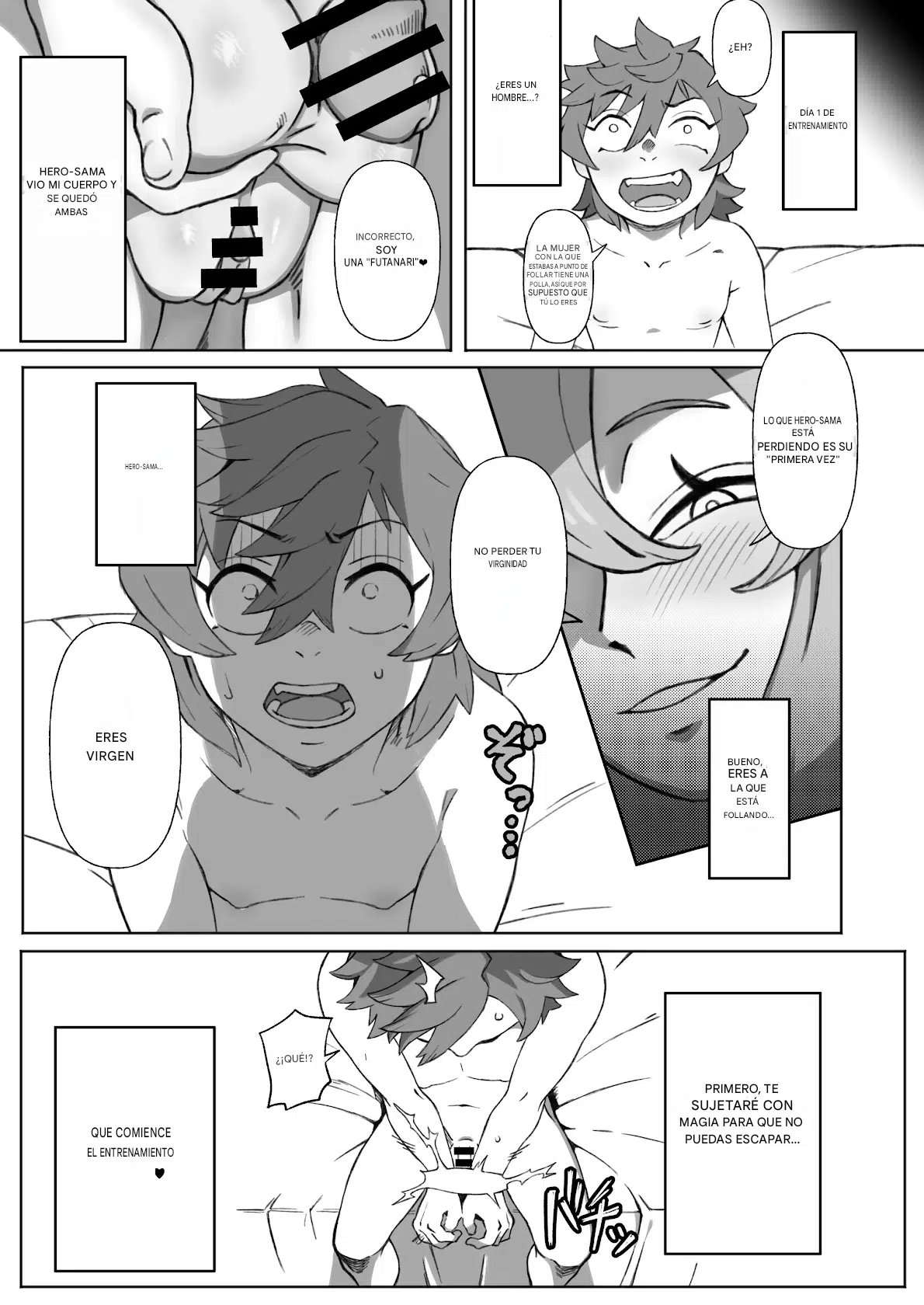 Shinjin Futanari Boukensha Kasumi-chan no Yuusha-sama 100-nichi Choukyou Nikki Español page 6 full