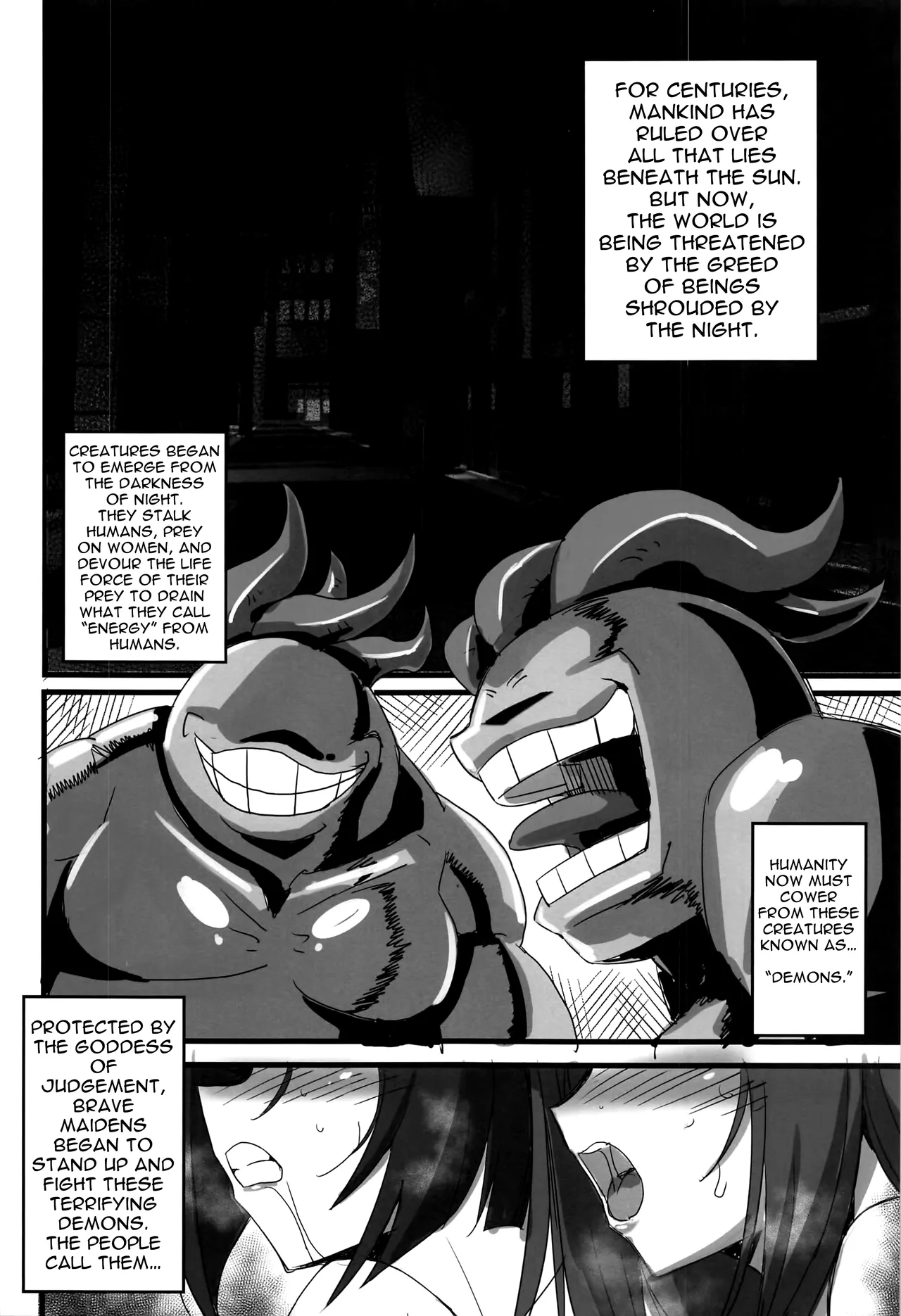 The Sacred Maiden of Judgment Astrea ~Holy Maiden Defeated by Demon Anal Torture and Energy Drain~ page 3 full