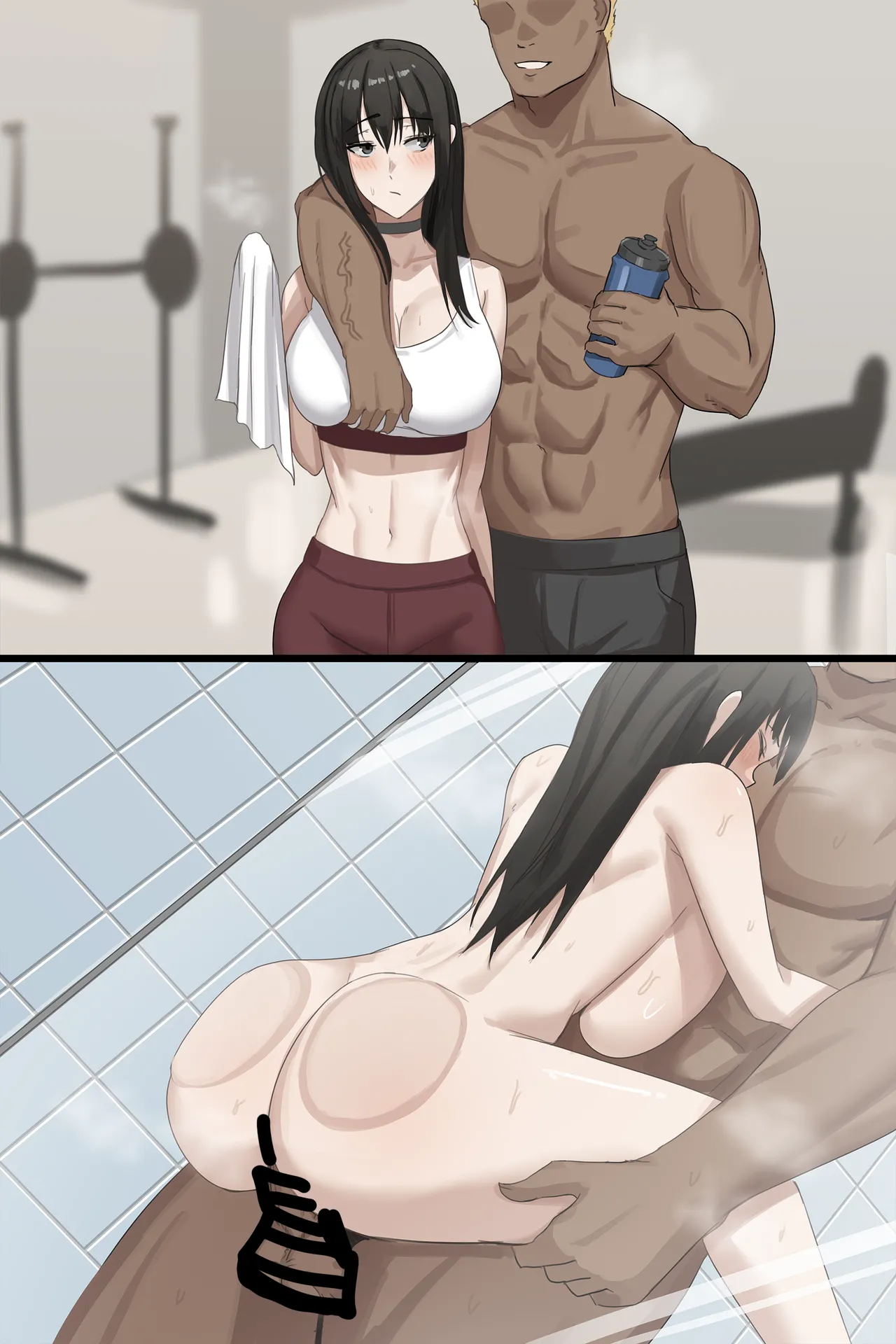 Cross-sectional view + images of women's defeat  2 page 7 full
