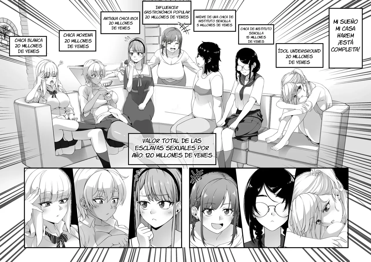 ¡Gane la Lotería de 1,200 millones! ¡¡Invirtiendo todo en sexo, Construya mi mansión harén!! page 6 full