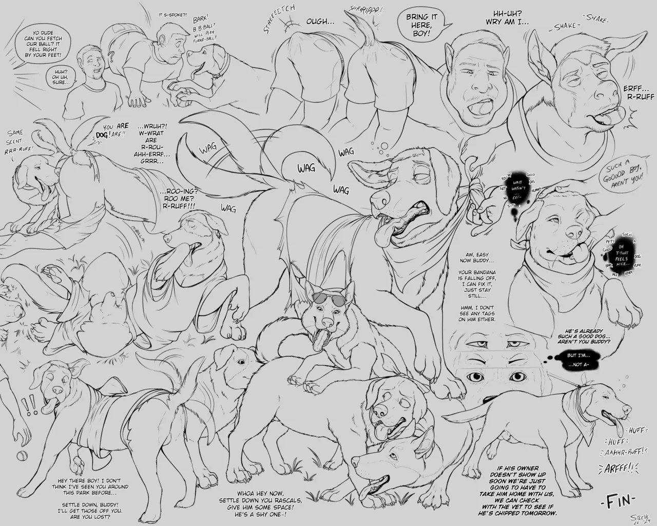 Stickmanwww  - Dog Transformations page 6 full