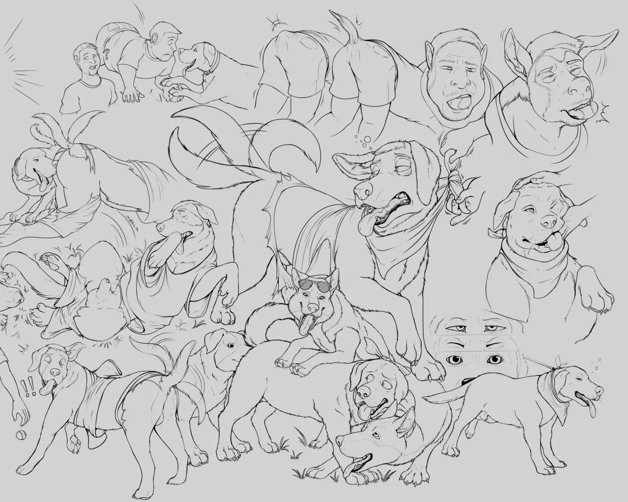 Stickmanwww  - Dog Transformations page 7 full