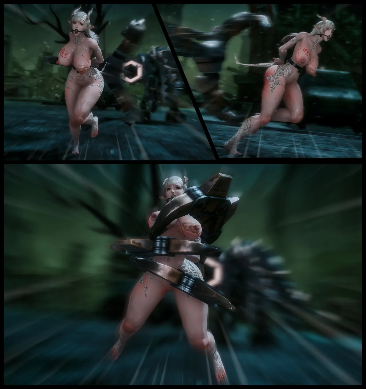 肥肥子哒哒哒 ff14 bondage torture inprison female prisoner page 4 full