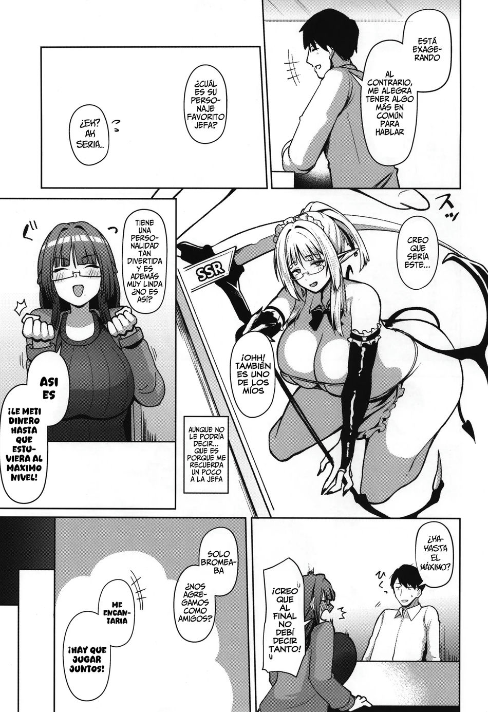 Housubaru - Jimi Dakedo Kyounyuu na Onna Otaku Joushi no Seiyoku ga Yabai page 6 full