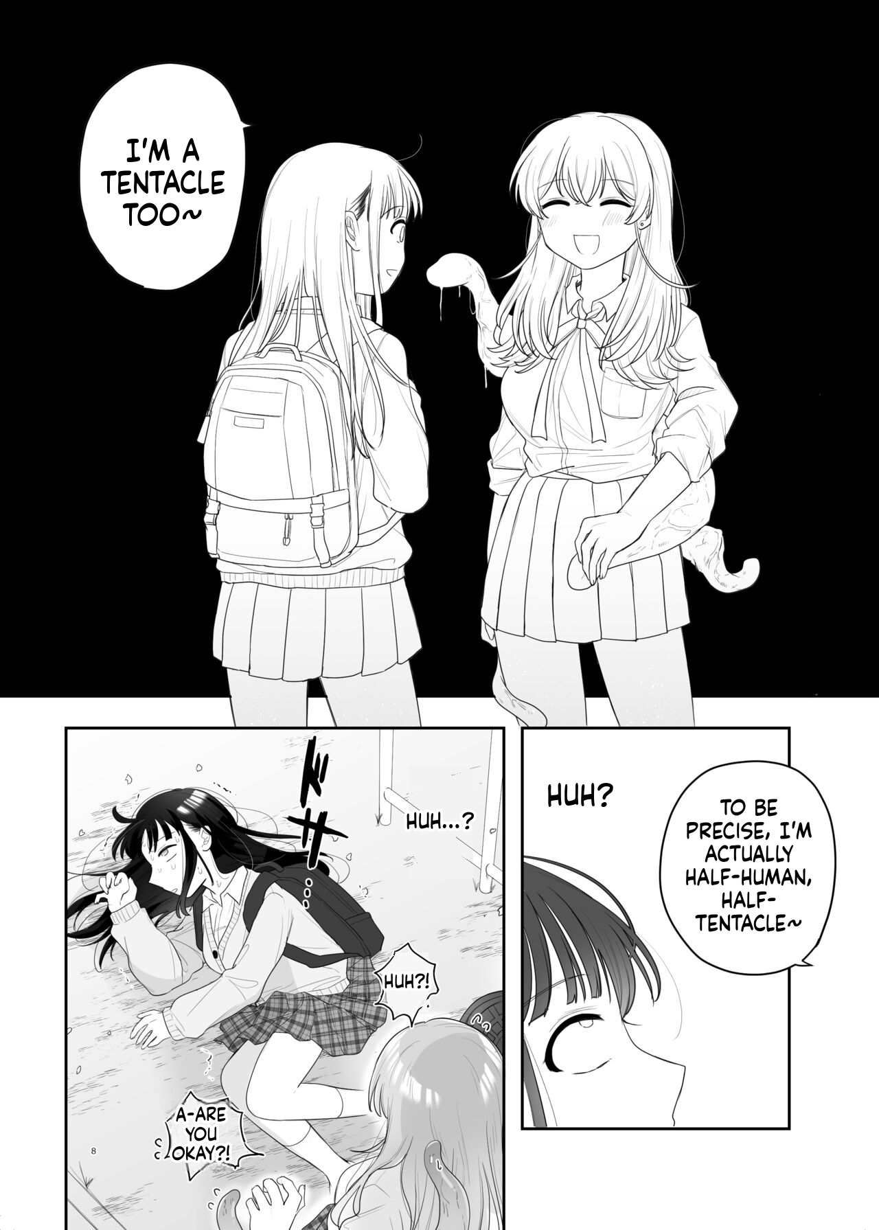 Tomodachi ga Shokushu dattan desukedo!? ~Shokushunaru Sensation~ page 9 full