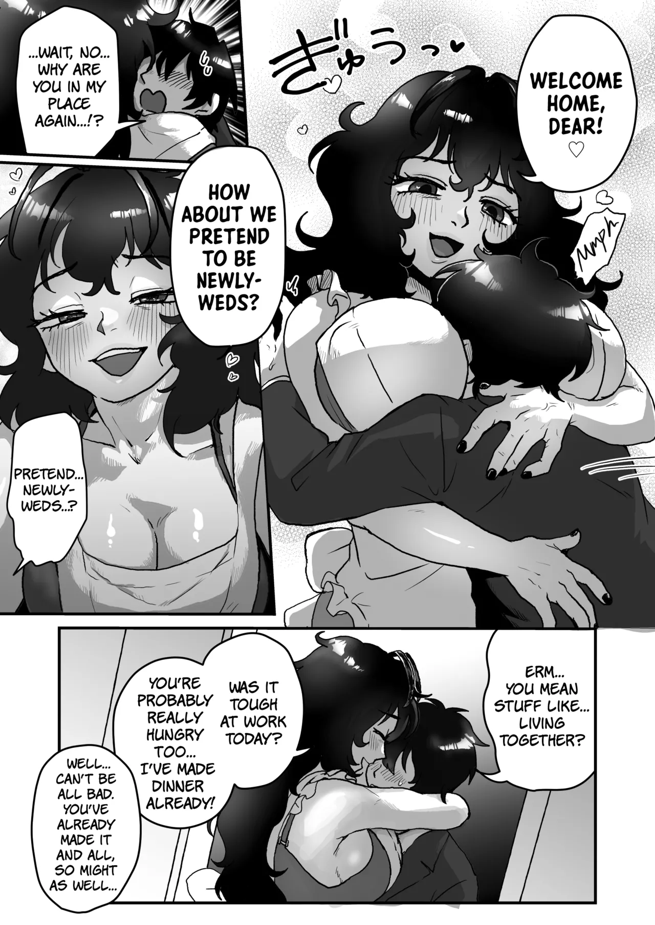 Downer-kei Arafour Newhalf to Shinkon-san-gokko | Playing Newlyweds With A Gloomy Around-Forty Newhalf page 10 full
