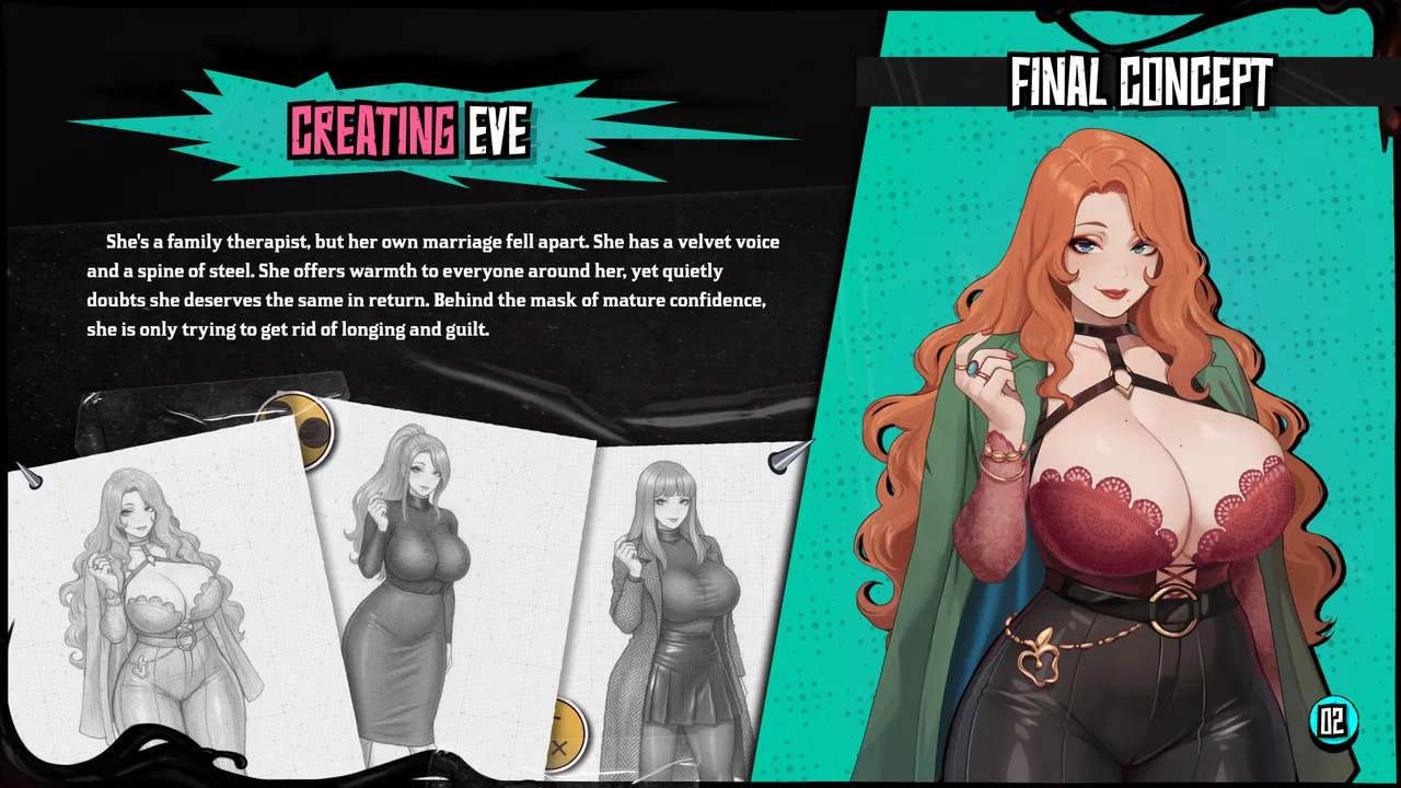 FUTA FUCKS FEMBOYS : Character Artbook - Eve page 4 full