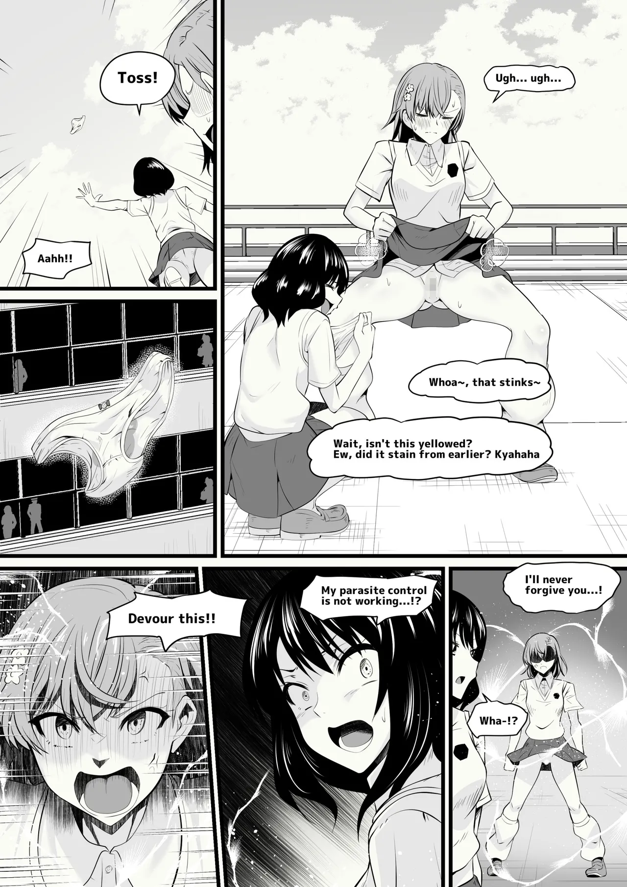 "Loser Toilet Girl, Mikoto ◯isaka" page 9 full