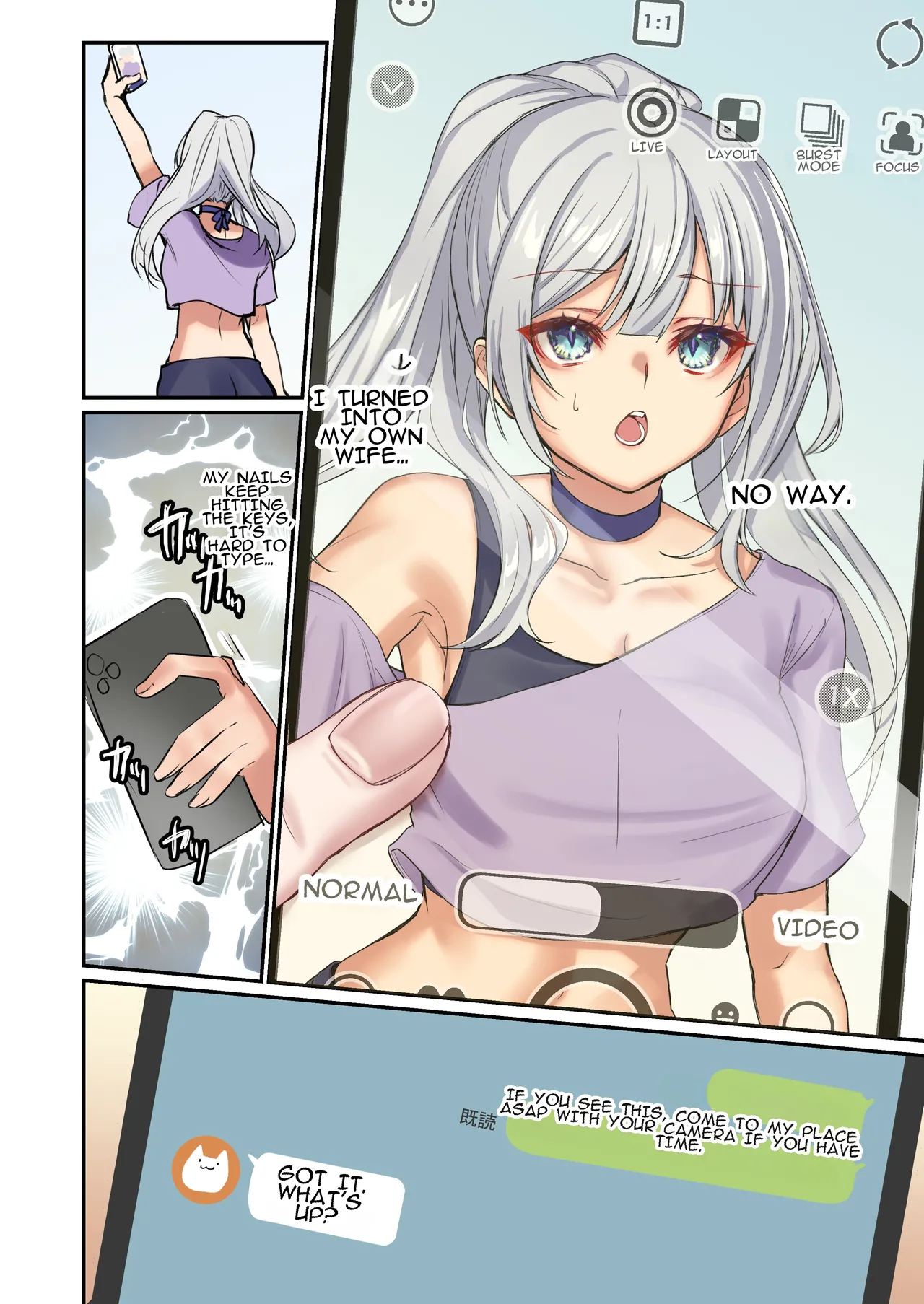 Ore ga Mmae no Yome de Omae ga Orenoyome de ~ Kasutamudouru de Engeiji ~ | I'm Your Wife And You're My Wife ~ Engaged With a Custom Doll ~ page 6 full