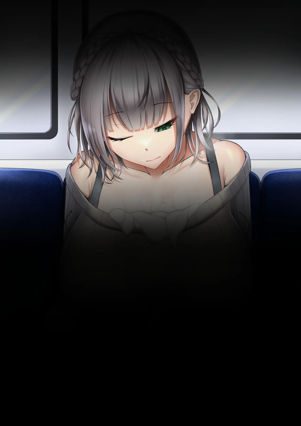 寝てる間に谷間に大量ぶっかけされてしまう団長 page 6 full