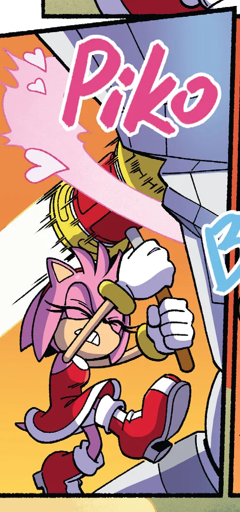 Sonic the Hedgehog IDW &amp; Archie Amy Rose Uncensored Panels page 10 full