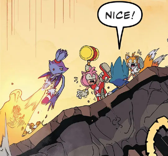 Sonic the Hedgehog IDW &amp; Archie Amy Rose Uncensored Panels page 6 full