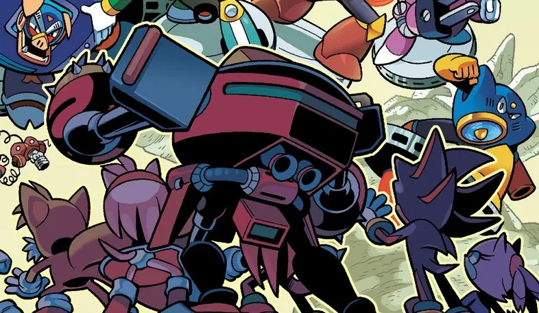 Sonic the Hedgehog IDW &amp; Archie Amy Rose Uncensored Panels page 7 full