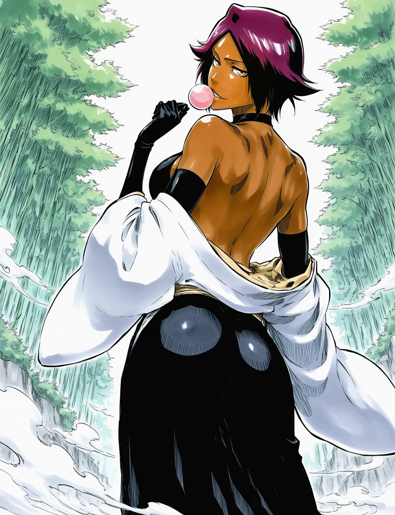Yoruichi  Gangbang page 3 full