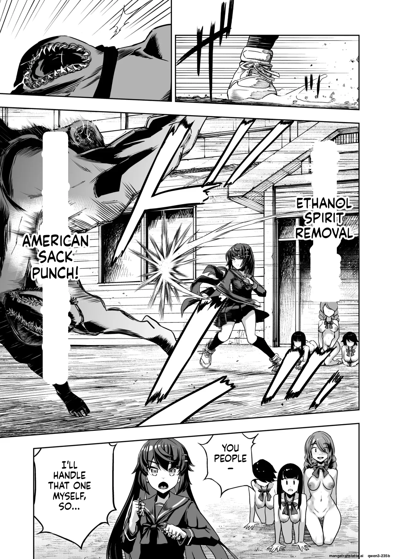 JK Taimashi vs Inkai Gakkyuu ~Dosukebe Taibatsu de Omanko Shidou Arigatou Gozaimasu~ page 4 full