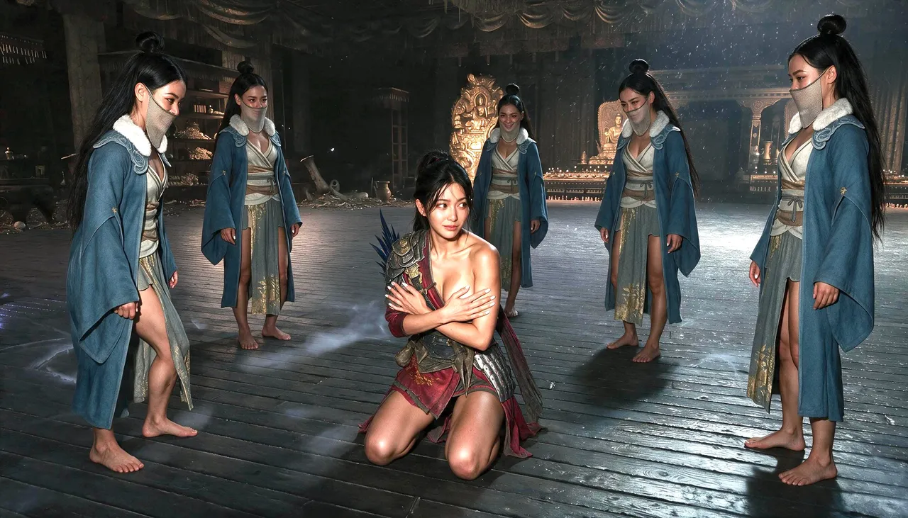 Wuchang and the Futa Maids of Snowfall Palace  Ai Generated page 1 full