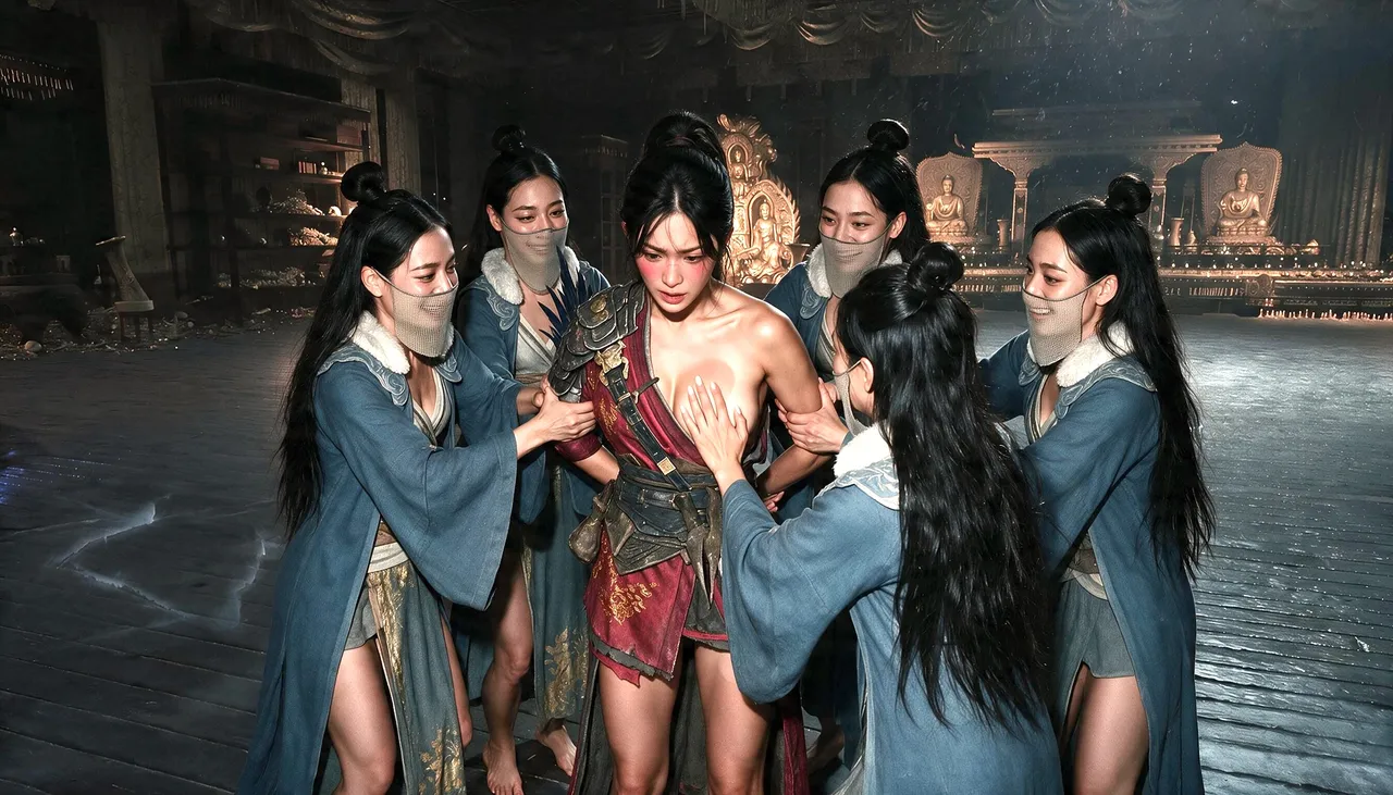 Wuchang and the Futa Maids of Snowfall Palace  Ai Generated page 10 full