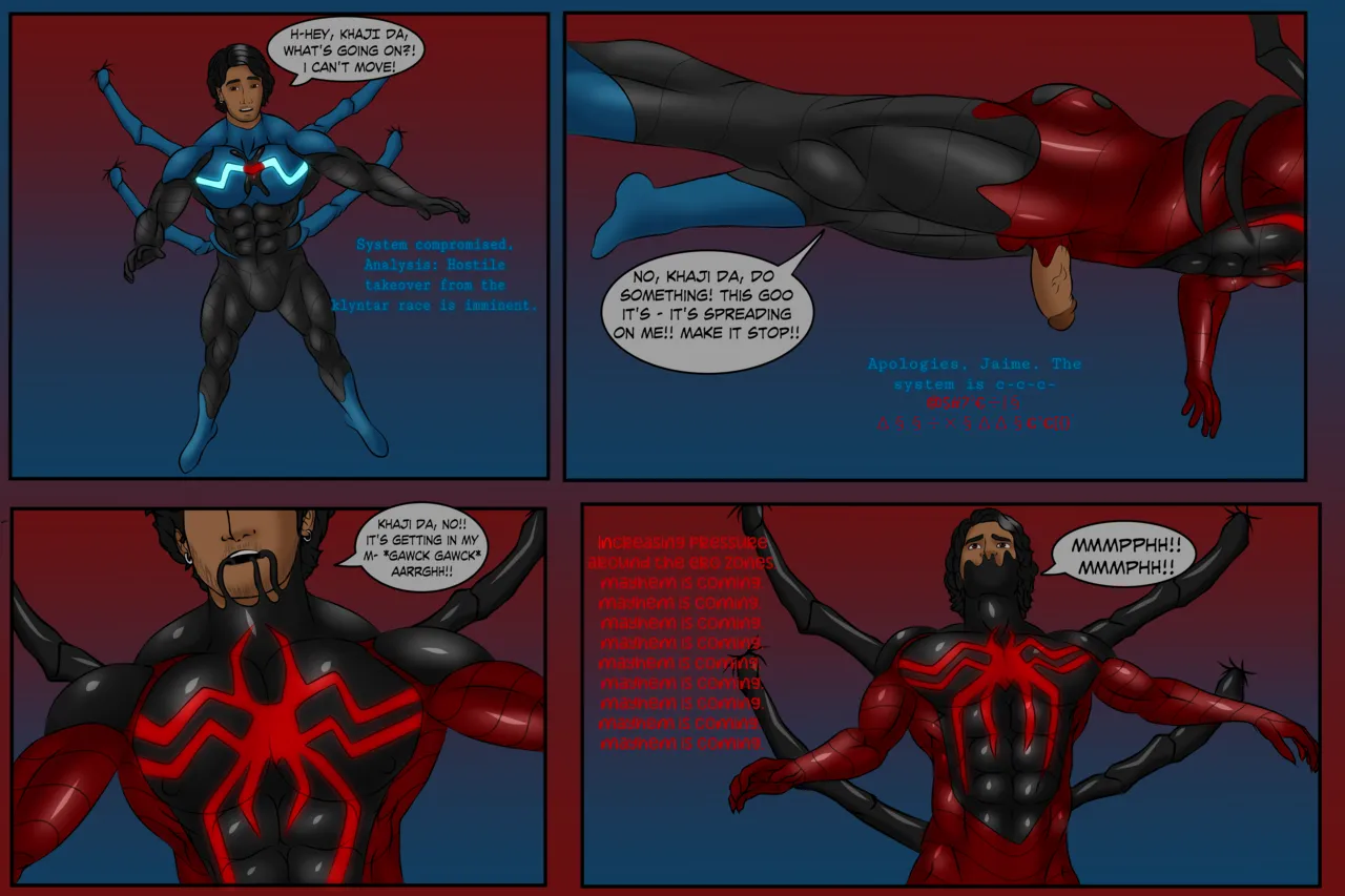 Blue Beetle Corruption page 1 full